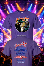 Load image into Gallery viewer, 1987 TEXXAS JAM short sleeve T-shirt with graphic print, casual cotton shirt in PURPLE, from www.kzew.store