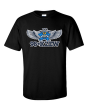 Load image into Gallery viewer, Black KZEW THE ZOO 98-KB T-Shirt with front graphic, casual shirt for fans of trendy graphic tees and comfortable tops.