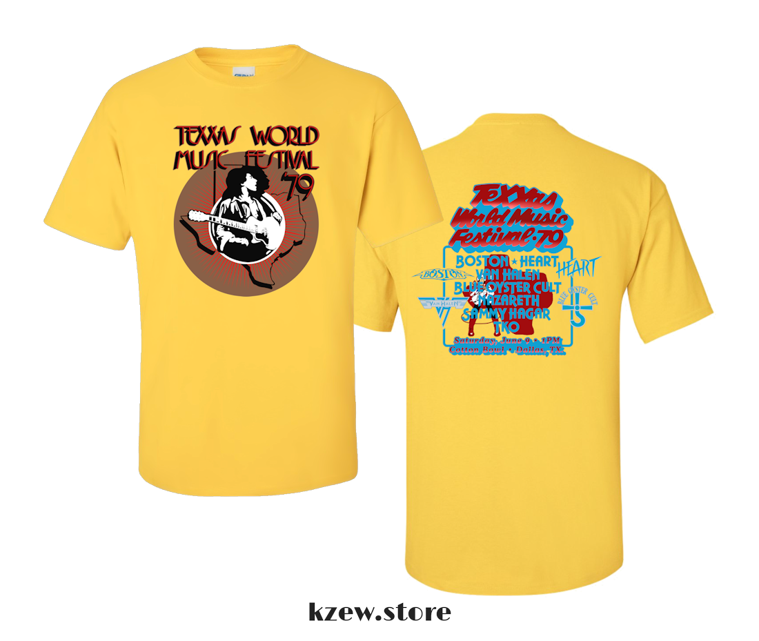 KZEW 1979 TEXXAS JAM Short Sleeve T-Shirts