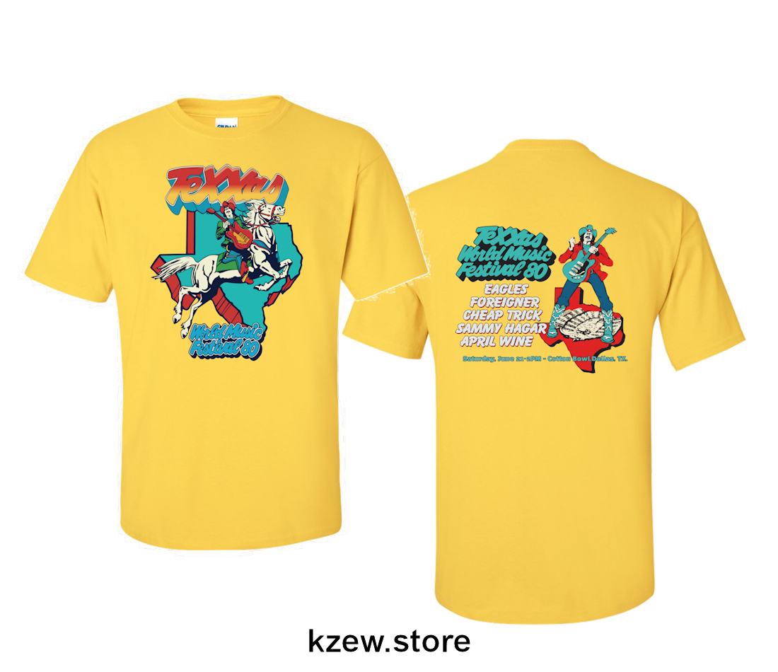 1980 TEXXAS JAM Short Sleeve T-Shirts
