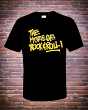 Load image into Gallery viewer, KZEW 'Home of Rock n' Roll' T-Shirt Black