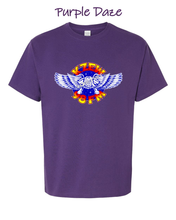 Load image into Gallery viewer, KZEW_T-Shirt-Blue_Winged_ZooLoo