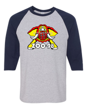 Load image into Gallery viewer, KZEW 3/4 Sleeve Raglan Sleeve Baseball Jerseys