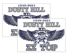 Load image into Gallery viewer, Dusty Hill Tribute sticker-KZEW 98FM