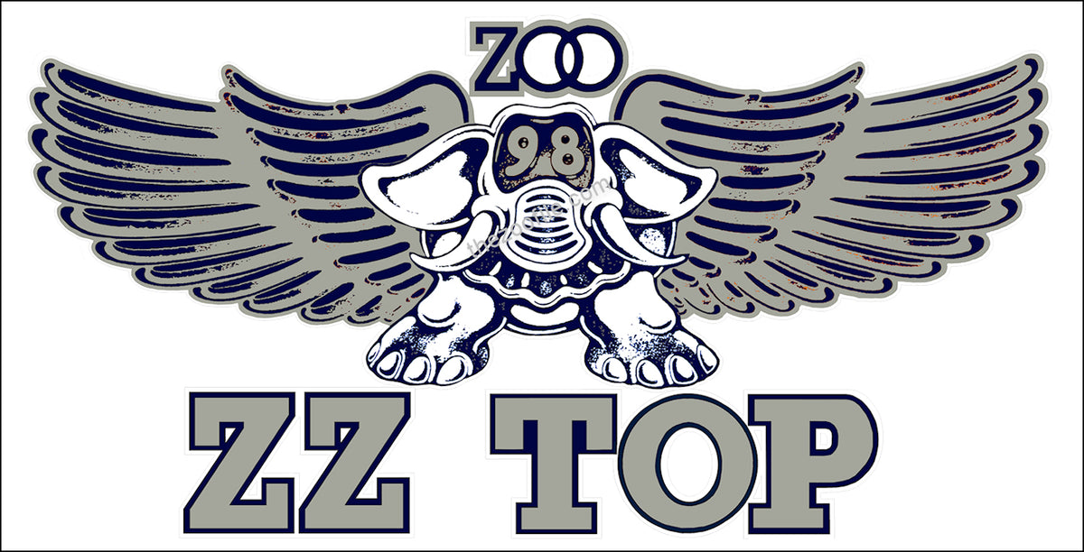 ZZ TOP ZOO Sticker