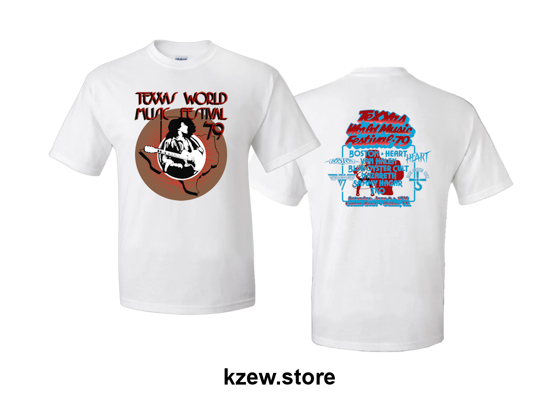 KZEW 1979 TEXXAS JAM Short Sleeve T-Shirts