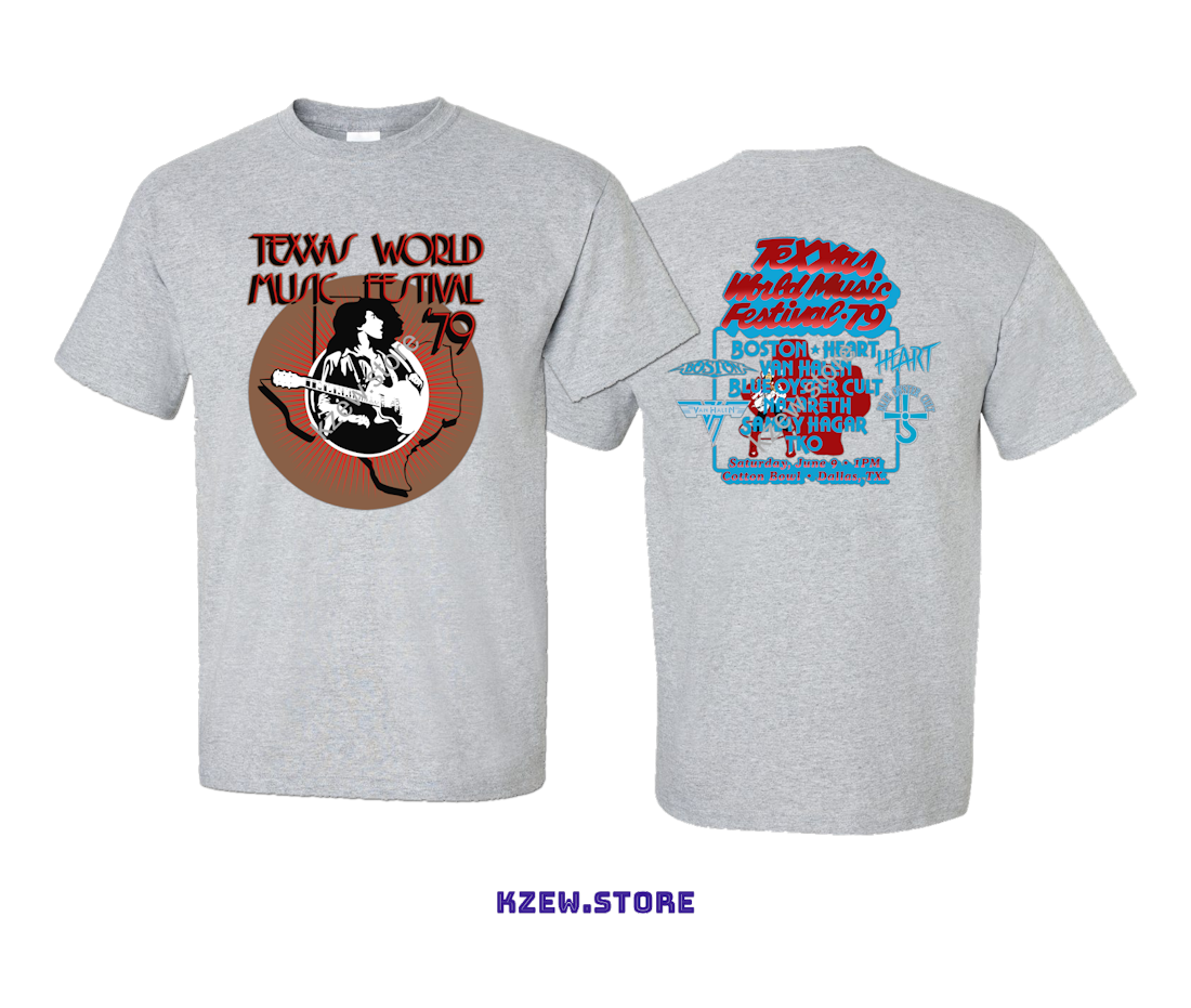 KZEW 1979 TEXXAS JAM Short Sleeve T-Shirts