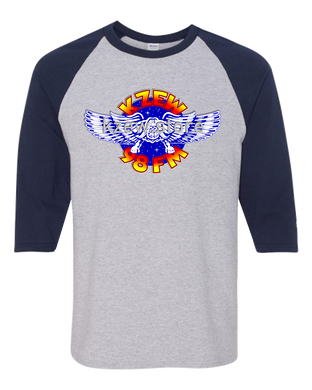 KZEW 3/4 Sleeve Raglan Sleeve Baseball Jerseys