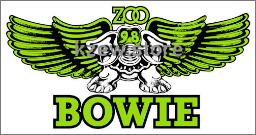 KZEW DAVID BOWIE STICKER