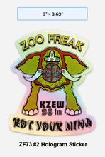 Load image into Gallery viewer, KZEW THE ZOO Mini Hologram Stickers
