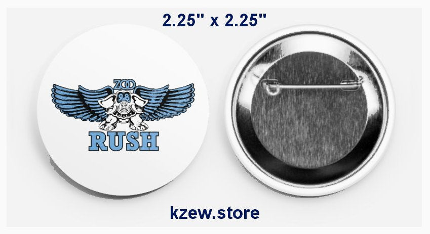 KZEW-RUSH Button