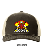 Load image into Gallery viewer, KZEW Classic ZOO Cap with adjustable strap, black fabric, and embroidered logo, stylish headwear for casual wear.
