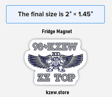 Load image into Gallery viewer, ZZTOP_KZEW FRIDGE MAGNETS
