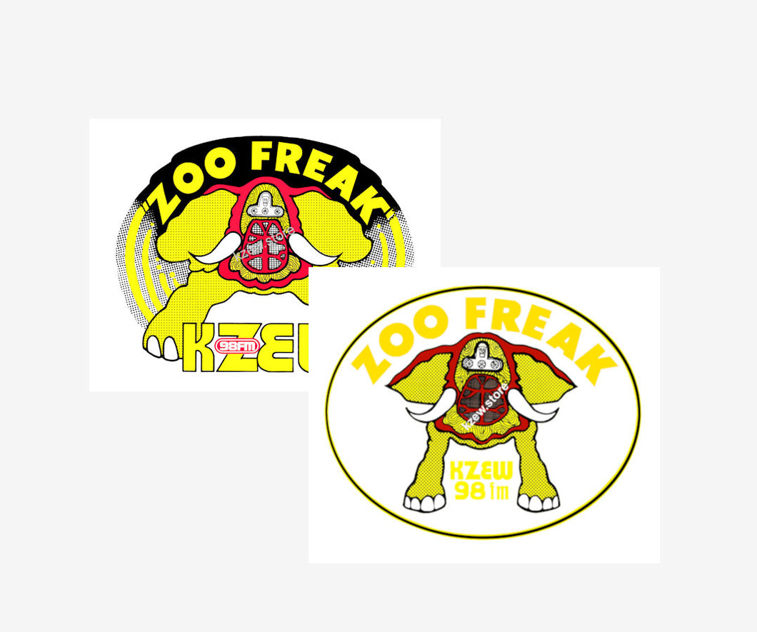 Zoofreak Stickers-2fer