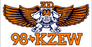 98 KZEW ZOO STICKER