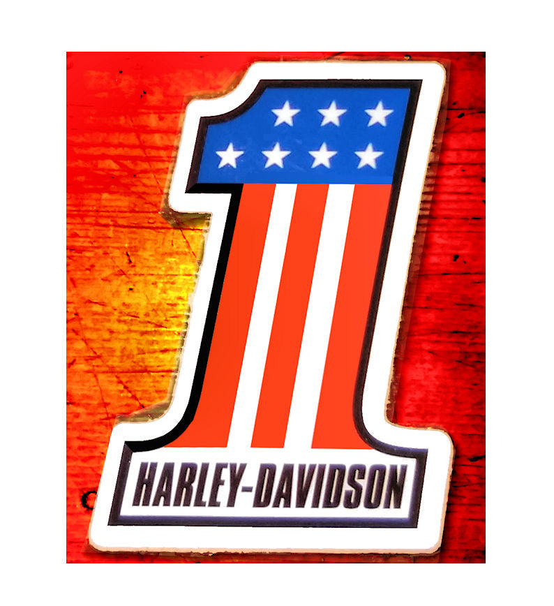 H-D USA #1 Sticker