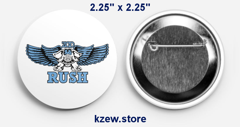 KZEW-RUSH Button-2.25