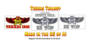 Texxas Trilogy Collection-KZEW Stickers