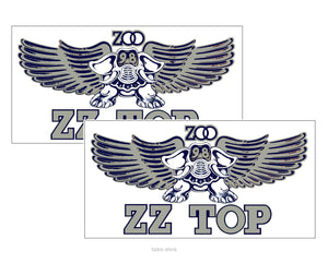 ZZ TOP ZOO STICKER-KZEW