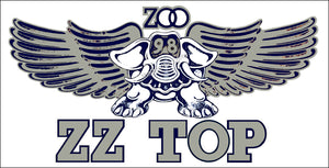 ZZ TOP ZOO STICKER-KZEW